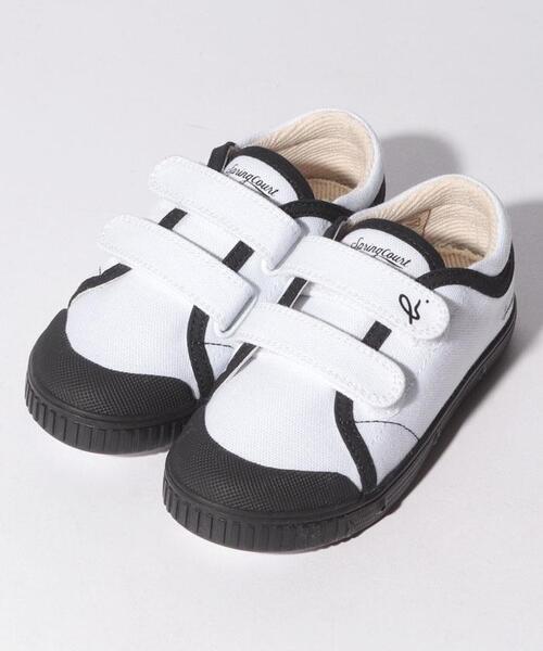 agnes b.（アニエスベー）の「KE87 E SHOES キッズ Spring Court スニーカー（スニーカー・キッズ・ホワイト・34/32）」の2枚目の写真