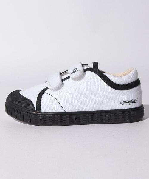 agnes b.（アニエスベー）の「KE87 E SHOES キッズ Spring Court スニーカー（スニーカー・キッズ・ホワイト・34/32）」の3枚目の写真