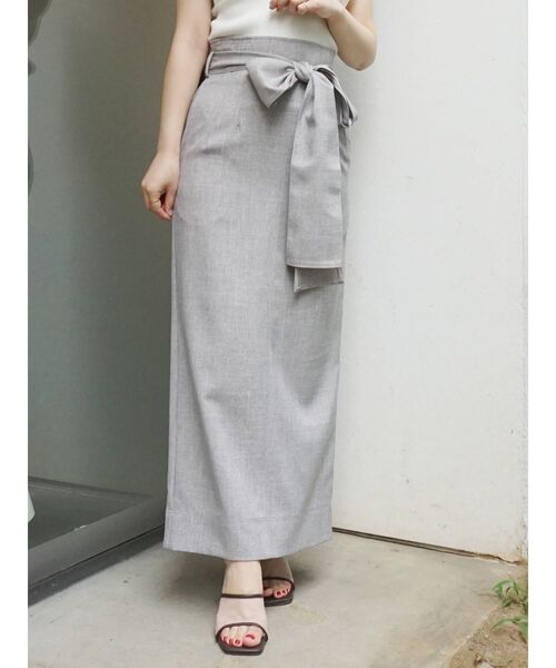 MERCURYDUO（マーキュリーデュオ）の「ステッチデザインストレッチタイトスカート（スカート・レディース・ブラウン/ピンク/イエロー/インディゴブルー・SMALL/MEDIUM）」の14枚目の写真