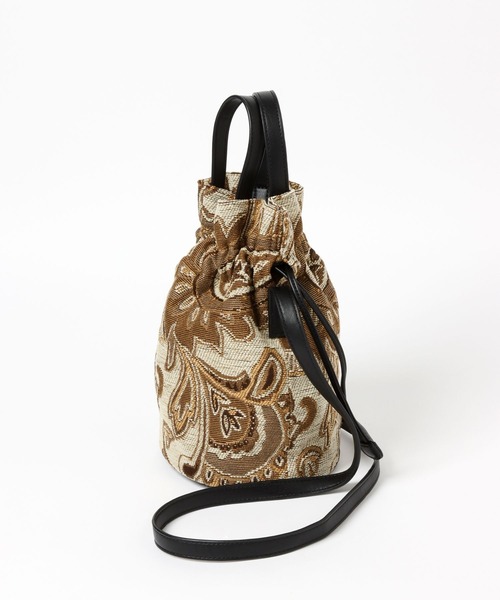 LEPSIM（レプシィム）の「ゴブランキンチャクショルダーバッグ　344093（ショルダーバッグ・レディース・ブラウン/ブルー・ONE SIZE）」の17枚目の写真