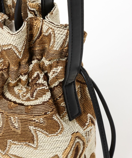 LEPSIM（レプシィム）の「ゴブランキンチャクショルダーバッグ　344093（ショルダーバッグ・レディース・ブラウン/ブルー・ONE SIZE）」の16枚目の写真