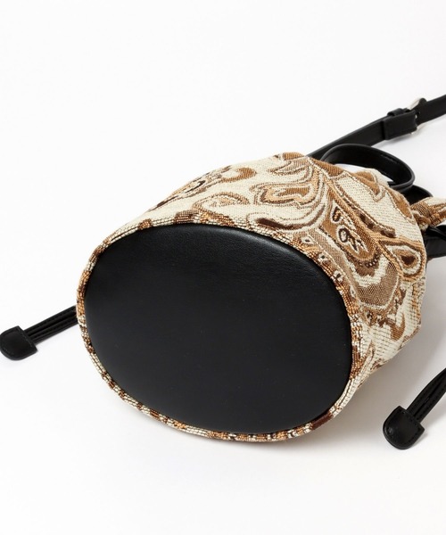 LEPSIM（レプシィム）の「ゴブランキンチャクショルダーバッグ　344093（ショルダーバッグ・レディース・ブラウン/ブルー・ONE SIZE）」の14枚目の写真