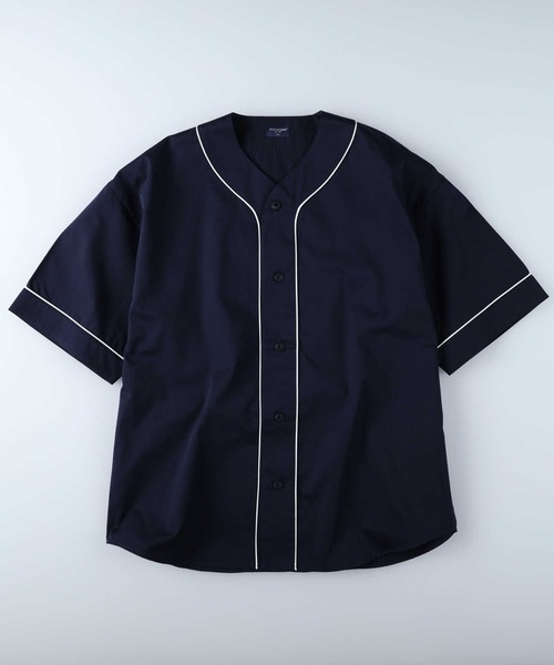 30s40s〜マチ付　立ち襟付　ベースボールシャツ　ヴィンテージ　バックナンバー 古着 30-40s Burghardt's 「MUKWONAGO」 フェルト パッチ 立ち襟