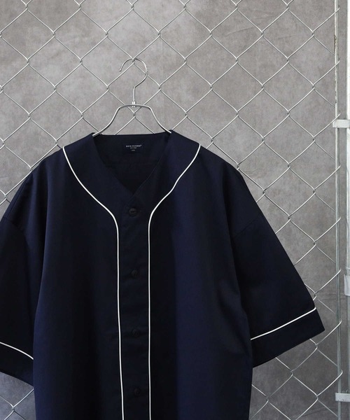 30s40s〜マチ付　立ち襟付　ベースボールシャツ　ヴィンテージ　バックナンバー 30s40s〜マチ付 立ち襟付 ベースボールシャツ ヴィンテージ