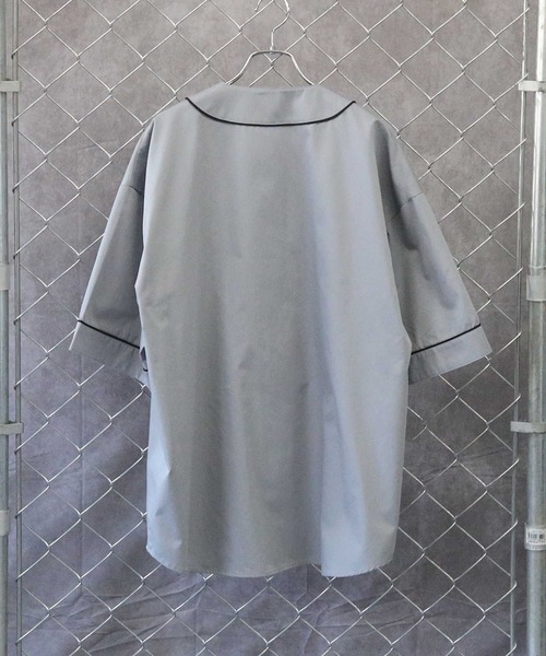 BACK NUMBER（バックナンバー）の「【BACK NUMBER】ベースボールシャツ（シャツ/ブラウス・メンズ・ネイビー/グレー/ホワイト×ネイビー・M/L）」の16枚目の写真