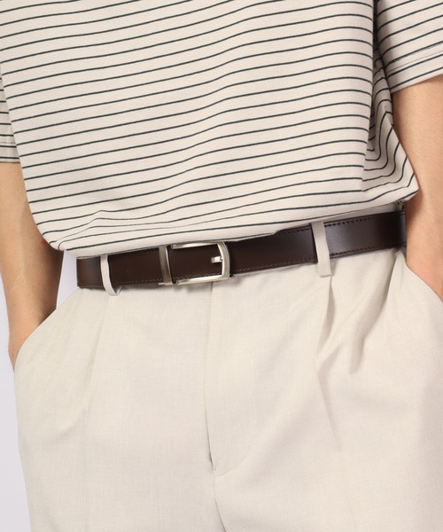 EDWIN(エドウィン)の「EDWIN レザーコンフォートベルト(ベルト・メンズ・ブラック/ダークブラウン/ブラウン・FREE)」の6枚目の写真