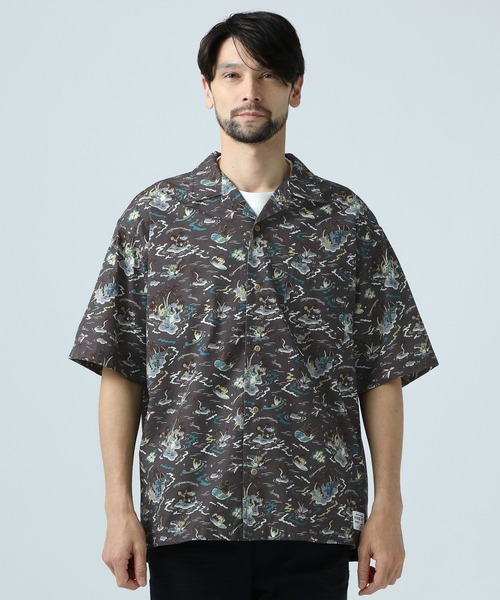 BAYFLOW(ベイフロー)の「【Peach×BAYFLOW】ガラシャツ(シャツ/ブラウス・メンズ・ブルー/チャコール・LARGE/MEDIUM)」の8枚目の写真