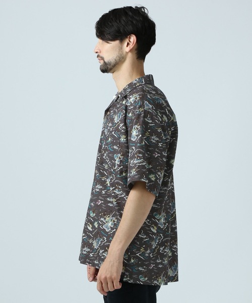 BAYFLOW(ベイフロー)の「【Peach×BAYFLOW】ガラシャツ(シャツ/ブラウス・メンズ・ブルー/チャコール・LARGE/MEDIUM)」の9枚目の写真