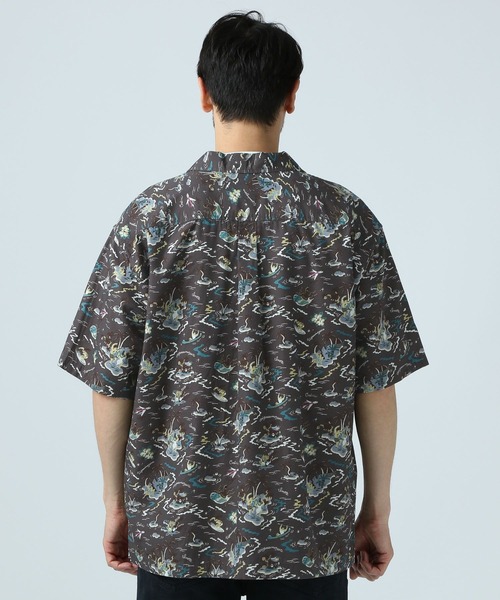 BAYFLOW(ベイフロー)の「【Peach×BAYFLOW】ガラシャツ(シャツ/ブラウス・メンズ・ブルー/チャコール・LARGE/MEDIUM)」の10枚目の写真