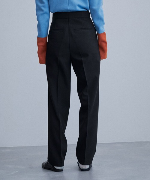 ADAM ET ROPE'（アダムエロペ）の「【サステナブル】スリムスラックス（スラックス・レディース・ブラック/クリーム/ラベンダー/グレー・38/36/34）」の14枚目の写真