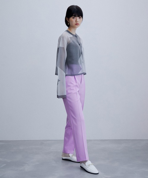 ADAM ET ROPE'（アダムエロペ）の「【サステナブル】スリムスラックス（スラックス・レディース・ブラック/クリーム/ラベンダー/グレー・38/36/34）」の13枚目の写真