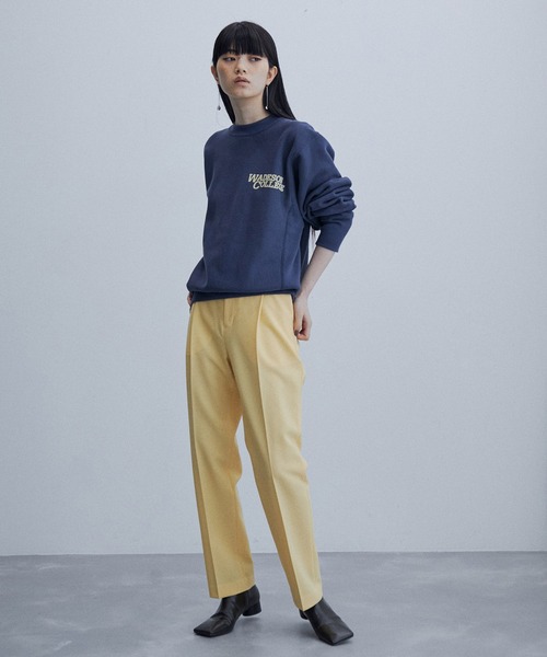 ADAM ET ROPE'（アダムエロペ）の「【サステナブル】スリムスラックス（スラックス・レディース・ブラック/クリーム/ラベンダー/グレー・38/36/34）」の15枚目の写真