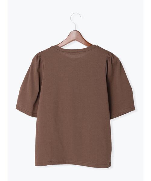 Te chichi（テチチ）の「ボリュームスリーブカットソー（ニット/セーター・レディース・ブラウン/ブラック/オフホワイト・ﾌﾘ-）」の15枚目の写真