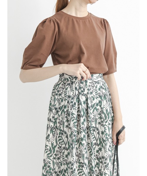 Te chichi（テチチ）の「ボリュームスリーブカットソー（ニット/セーター・レディース・ブラウン/ブラック/オフホワイト・ﾌﾘ-）」の3枚目の写真