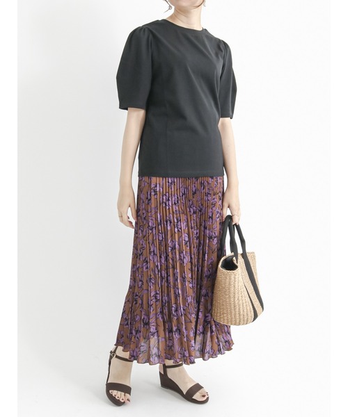 Te chichi（テチチ）の「ボリュームスリーブカットソー（ニット/セーター・レディース・ブラウン/ブラック/オフホワイト・ﾌﾘ-）」の22枚目の写真