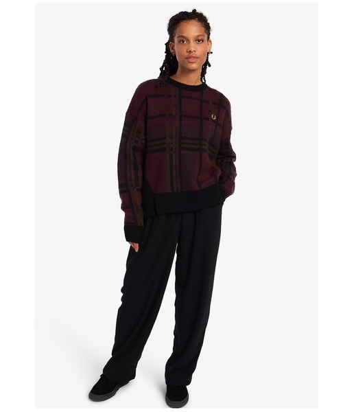 FRED PERRY（フレッドペリー）の「Tartan Panel Jumper（ニット
