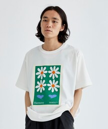 LiNoH | FLOWER PRINT S/S TEE(Tシャツ/カットソー)
