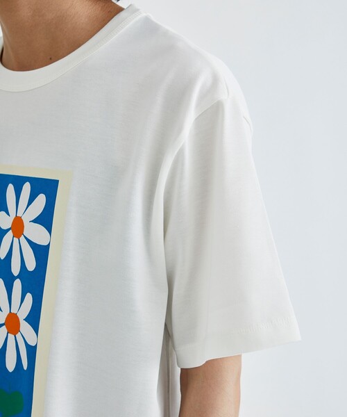 LiNoH（リノー）の「FLOWER PRINT S/S TEE（Tシャツ/カットソー・メンズ・ピンク/グリーン/ブルー・1/2）」の22枚目の写真