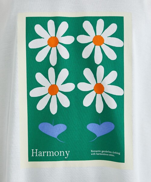 LiNoH（リノー）の「FLOWER PRINT S/S TEE（Tシャツ/カットソー・メンズ・ピンク/グリーン/ブルー・1/2）」の8枚目の写真