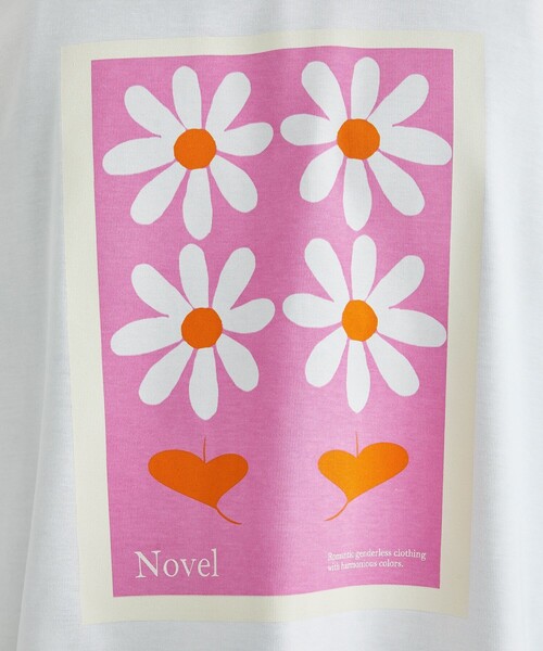 LiNoH（リノー）の「FLOWER PRINT S/S TEE（Tシャツ/カットソー・メンズ・ピンク/グリーン/ブルー・1/2）」の9枚目の写真