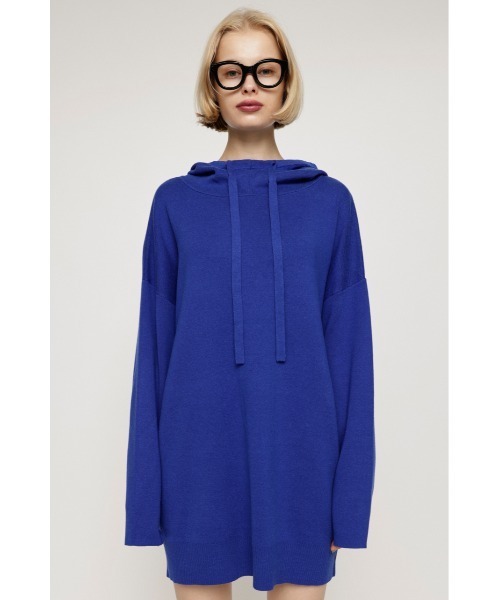 SLY(スライ)の「LOOSELY HOODED OP ルーズリー フーデッド ワンピース フード付き(ワンピース・レディース・ブルー/杢グレー/オフホワイト/ブラック・FREE)」の11枚目の写真