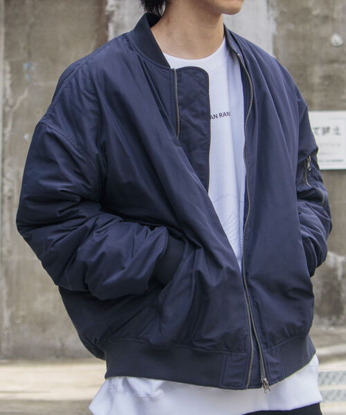 GLOSTER（グロスター）の「【GLOSTER/グロスター】MA-1 FLIGHT JACKET フライトジャケット ミリタリー（ブルゾン・メンズ・ブラック/オリーブ/ネイビー/ホワイト・S/M/L/XL）」の15枚目の写真