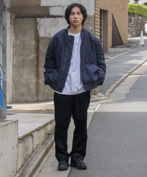 GLOSTER（グロスター）の「【GLOSTER/グロスター】MA-1 FLIGHT JACKET フライトジャケット ミリタリー（ブルゾン・メンズ・ブラック/オリーブ/ネイビー/ホワイト・S/M/L/XL）」の17枚目の写真