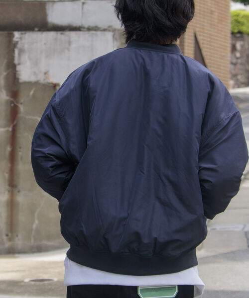 GLOSTER（グロスター）の「【GLOSTER/グロスター】MA-1 FLIGHT JACKET フライトジャケット ミリタリー（ブルゾン・メンズ・ブラック/オリーブ/ネイビー/ホワイト・S/M/L/XL）」の18枚目の写真