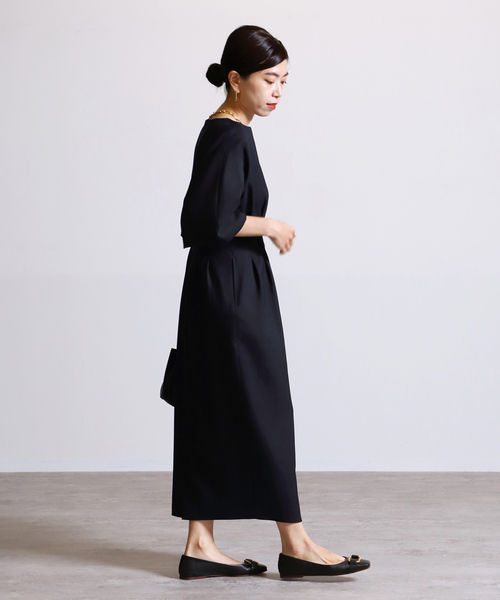 追加》P/Ry ツイルウエストシェイプワンピース（ワンピース）｜VERMEIL