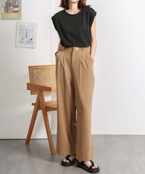 MAISON DE THERESE（メゾン ド テレーズ）の「デザインＴシャツ（Tシャツ/カットソー・レディース・ブラック/ベージュ/ホワイト/Mustard・M）」の16枚目の写真