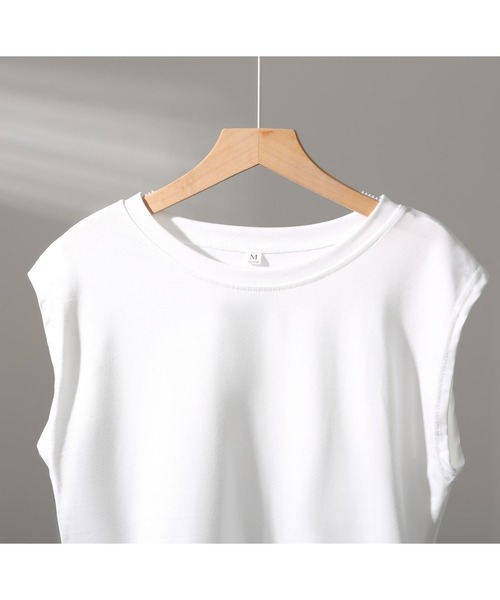 MAISON DE THERESE（メゾン ド テレーズ）の「デザインＴシャツ（Tシャツ/カットソー・レディース・ブラック/ベージュ/ホワイト/Mustard・M）」の20枚目の写真