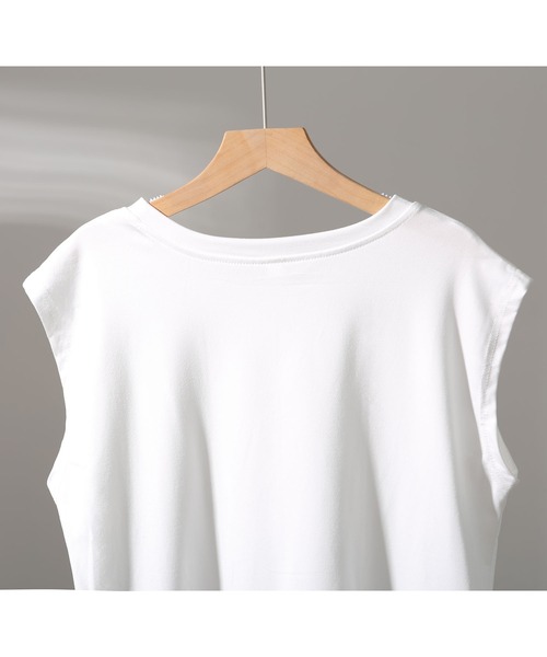 MAISON DE THERESE（メゾン ド テレーズ）の「デザインＴシャツ（Tシャツ/カットソー・レディース・ブラック/ベージュ/ホワイト/Mustard・M）」の21枚目の写真
