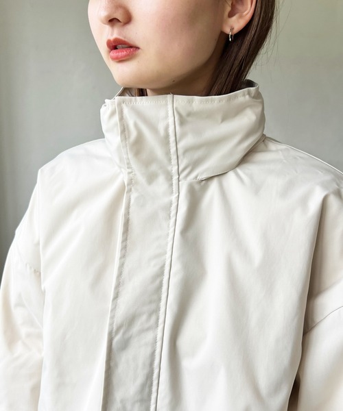 LIAN（リアン）の「スタンドモッズコート（モッズコート・レディース・ブラック/カーキ/オレンジ/アイボリー・FREE）」の18枚目の写真