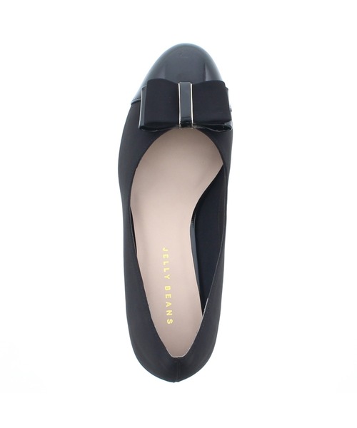 JELLY BEANS(ジェリービーンズ)の「2WAYダブルリボンヒールパンプス<ふわさら>(204-62841)JELLY BEANS(ジェリービーンズ)(パンプス・レディース・ブラック/ベージュ/ワイン・23/24/25/22/25.5/22.5/24.5/23.5/21.5)」の9枚目の写真