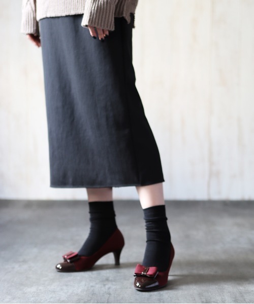 JELLY BEANS(ジェリービーンズ)の「2WAYダブルリボンヒールパンプス<ふわさら>(204-62841)JELLY BEANS(ジェリービーンズ)(パンプス・レディース・ブラック/ベージュ/ワイン・23/24/25/22/25.5/22.5/24.5/23.5/21.5)」の19枚目の写真