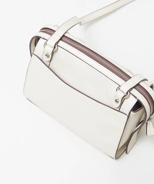 LOWELL things（ロウェル　シングス）の「Bit/レザービット付きクロスBODYBAG（ショルダーバッグ・レディース・ブルー/カーキ/ブラック/アイボリー/グレイッシュベージュ/シルバー・フリー）」の13枚目の写真