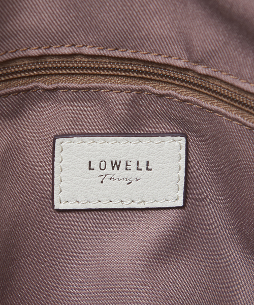 LOWELL things（ロウェル　シングス）の「Bit/レザービット付きクロスBODYBAG（ショルダーバッグ・レディース・ブルー/カーキ/ブラック/アイボリー/グレイッシュベージュ/シルバー・フリー）」の8枚目の写真