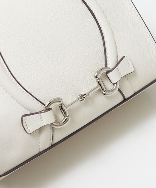 LOWELL things（ロウェル　シングス）の「Bit/レザービット付きクロスBODYBAG（ショルダーバッグ・レディース・ブルー/カーキ/ブラック/アイボリー/グレイッシュベージュ/シルバー・フリー）」の11枚目の写真