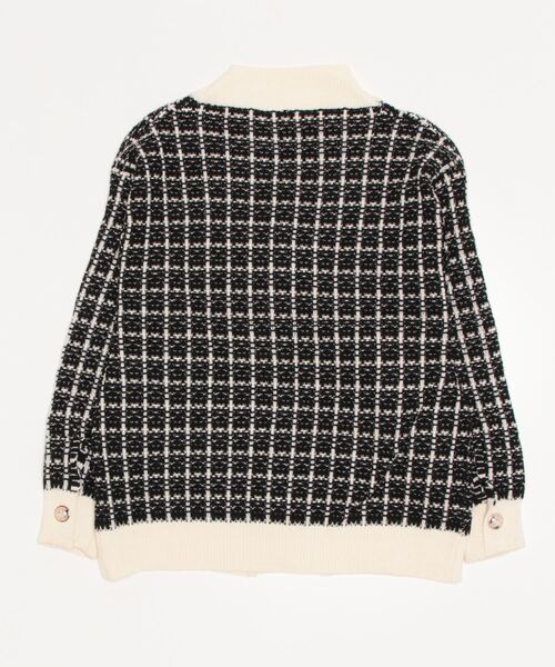 PHILLY（フィリー）の「ツイードニットカーディガン（カーディガン/ボレロ・レディース・ホワイト/ブラック・FREE）」の3枚目の写真