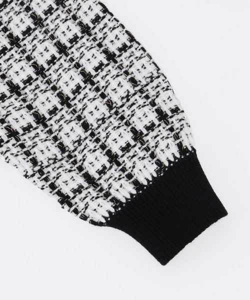 PHILLY（フィリー）の「ツイードニットカーディガン（カーディガン/ボレロ・レディース・ホワイト/ブラック・FREE）」の19枚目の写真