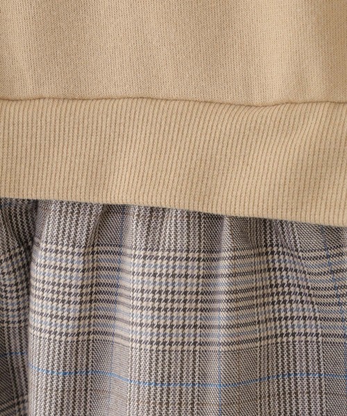 ikka（イッカ）の「【キッズ】ベストドッキングチェックワンピース（100~160cm）（ワンピース・キッズ・ブラック/ベージュ・100/110/120/130/140/150/160）」の11枚目の写真