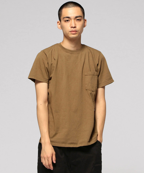 Goodwear(Since1983)（グッドウェア）の「GOODWEAR /  ポケットTシャツ（Tシャツ/カットソー・メンズ・ホワイト/グレー/ネイビー/カーキ/オリーブ・SMALL/MEDIUM/LARGE）」の5枚目の写真