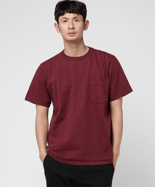 Goodwear(Since1983)（グッドウェア）の「Goodwear / Pocket Tee（Tシャツ/カットソー・メンズ・ホワイト/グレー/ネイビー/オリーブ/カーキ/ブラック/ワイン/ピンク/ロイヤルブルー/イエロー系その他/オレンジ/ナチュラル/グリーン/ブルー/ブラック系その他4/ケリーグリーン/ライトブラウン/パープル・MEDIUM/SMALL/LARGE/X-LARGE）」の17枚目の写真