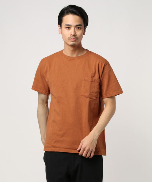 Goodwear(Since1983)（グッドウェア）の「Goodwear / Pocket Tee（Tシャツ/カットソー・メンズ・ホワイト/グレー/ネイビー/オリーブ/カーキ/ブラック/ワイン/ピンク/ロイヤルブルー/イエロー系その他/オレンジ/ナチュラル/グリーン/ブルー/ブラック系その他4/ケリーグリーン/ライトブラウン/パープル・MEDIUM/SMALL/LARGE/X-LARGE）」の18枚目の写真