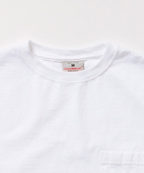 Goodwear(Since1983)（グッドウェア）の「GOODWEAR /  ポケットTシャツ（Tシャツ/カットソー・メンズ・ホワイト/グレー/ネイビー/カーキ/オリーブ・SMALL/MEDIUM/LARGE）」の9枚目の写真