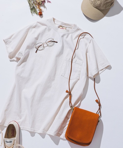 Goodwear(Since1983)（グッドウェア）の「Goodwear / Pocket Tee（Tシャツ/カットソー・メンズ・ホワイト/グレー/ネイビー/オリーブ/カーキ/ブラック/ワイン/ピンク/ロイヤルブルー/イエロー系その他/オレンジ/ナチュラル/グリーン/ブルー/ブラック系その他4/ケリーグリーン/ライトブラウン/パープル・MEDIUM/SMALL/LARGE/X-LARGE）」の7枚目の写真