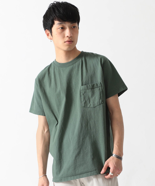 Goodwear(Since1983)（グッドウェア）の「Goodwear / Pocket Tee（Tシャツ/カットソー・メンズ・ホワイト/グレー/ネイビー/オリーブ/カーキ/ブラック/ワイン/ピンク/ロイヤルブルー/イエロー系その他/オレンジ/ナチュラル/グリーン/ブルー/ブラック系その他4/ケリーグリーン/ライトブラウン/パープル・MEDIUM/SMALL/LARGE/X-LARGE）」の11枚目の写真