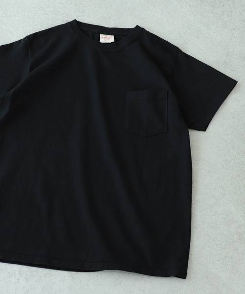 Goodwear(Since1983)（グッドウェア）の「Goodwear / Pocket Tee（Tシャツ/カットソー・メンズ・ホワイト/グレー/ネイビー/オリーブ/カーキ/ブラック/ワイン/ピンク/ロイヤルブルー/イエロー系その他/オレンジ/ナチュラル/グリーン/ブルー/ブラック系その他4/ケリーグリーン/ライトブラウン/パープル・MEDIUM/SMALL/LARGE/X-LARGE）」の22枚目の写真