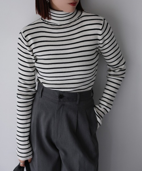 セール】リブタートルネックニット（ニット/セーター）｜Riberry