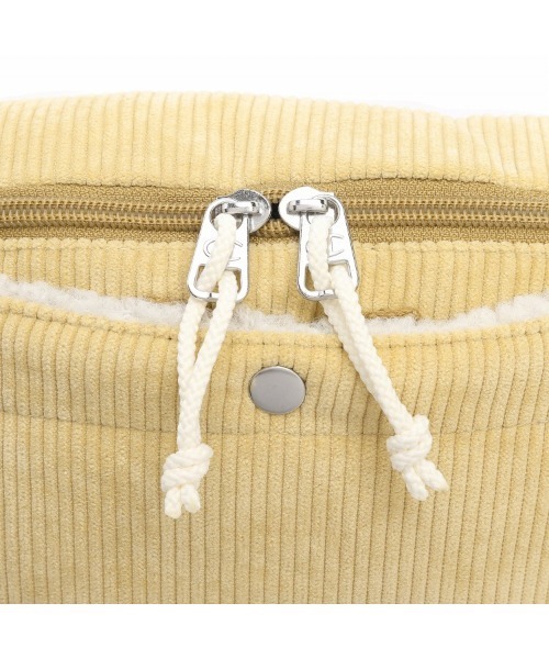 Champion(チャンピオン)の「Champion/チャンピオン ブリオ ボアウエストバッグ コーデュロイ 11343(ボディバッグ/ウエストポーチ・レディース・イエロー/アイボリー/グレー・FREE)」の6枚目の写真